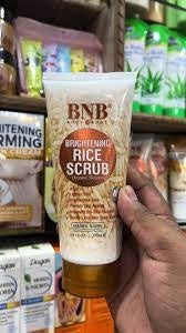 BNB Brightening Rice Scrub 200ml – Natural Exfoliating Face Scrub for Glowing Skin & Even Tone
