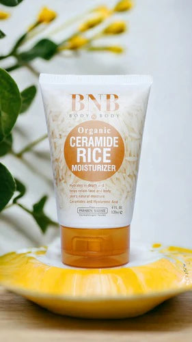 BNB Winter Glow Trio – Vitamin C Face Wash, Vitamin E SPF, and Rice Extract Moisturizer set for hydrated, glowing winter skin