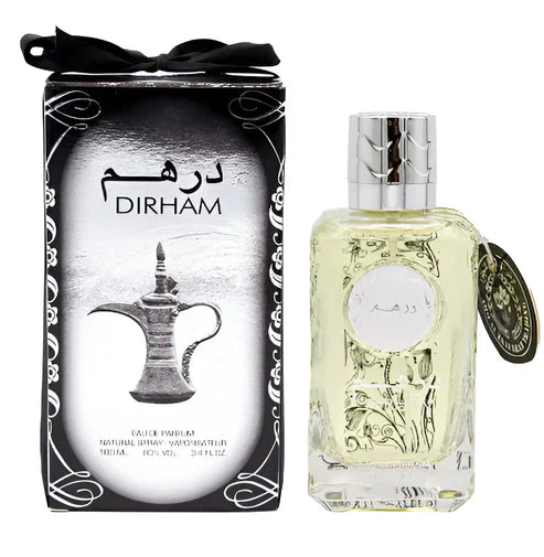 Dirham Silver Perfume 100ml by Ard Al Zaafaran - Unisex Arabian Oud Fragrance"

