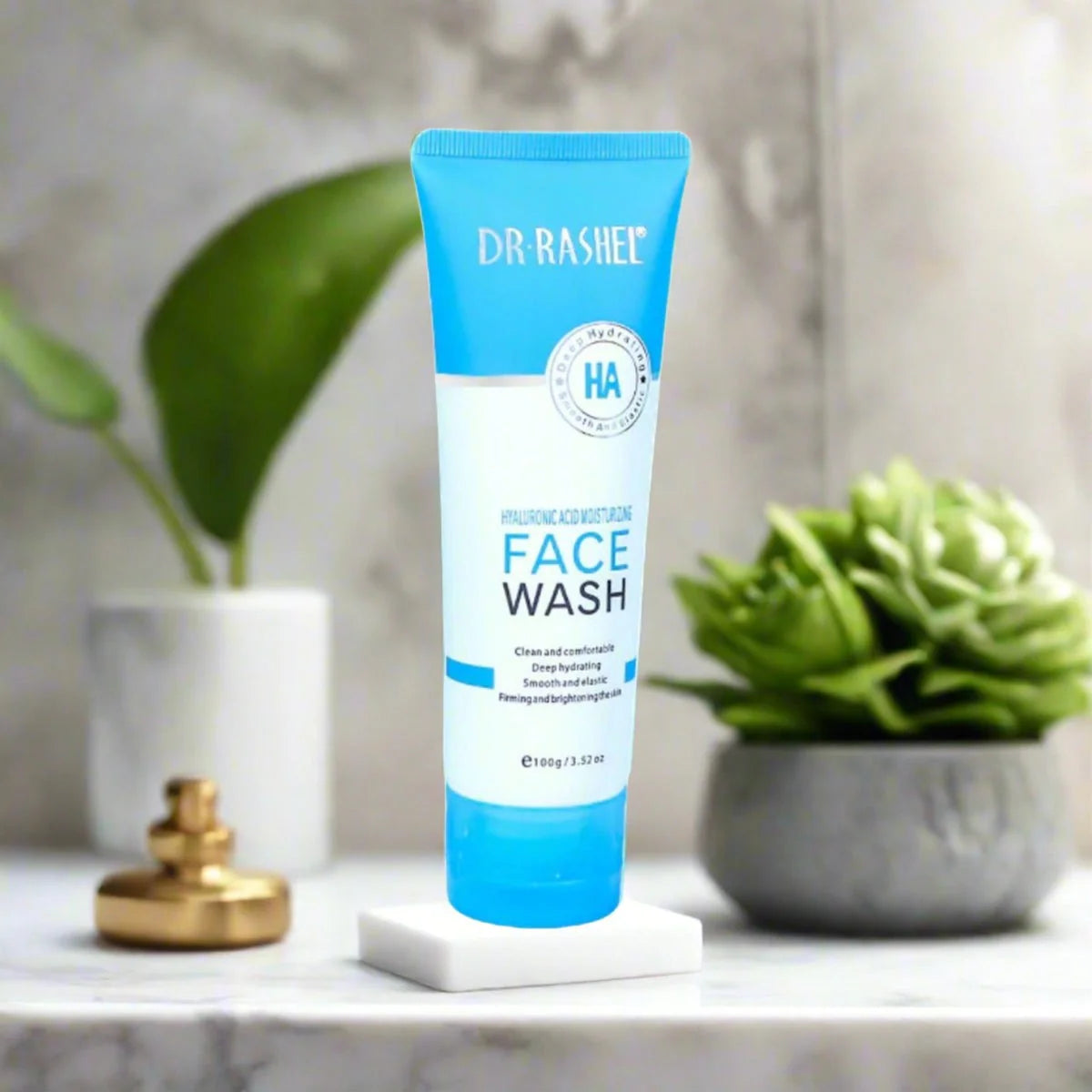 DR. RASHEL Hyaluronic Acid Hydrating Face Wash – 100g tube for moisturizing and smooth skin

