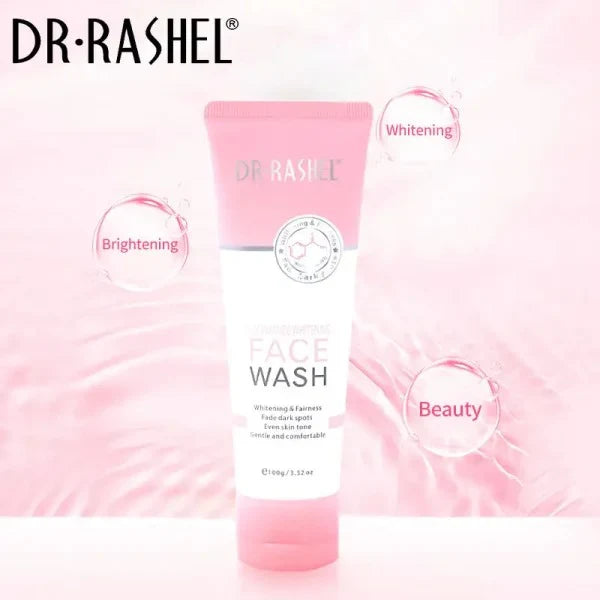 DR RASHEL Niacinamide Whitening Face Wash – 100g Tube | Brightening Daily Cleanser