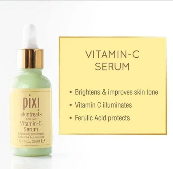 Pixi Vitamin C Face Serum 30ml – Brightening & Skin Tone Enhancing Skincare

