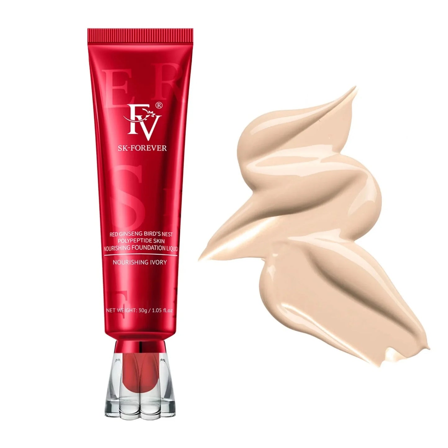 RED DIAMOND FV Oil Absorb Liquid Foundation – 30g matte, oil-controlling full coverage foundation