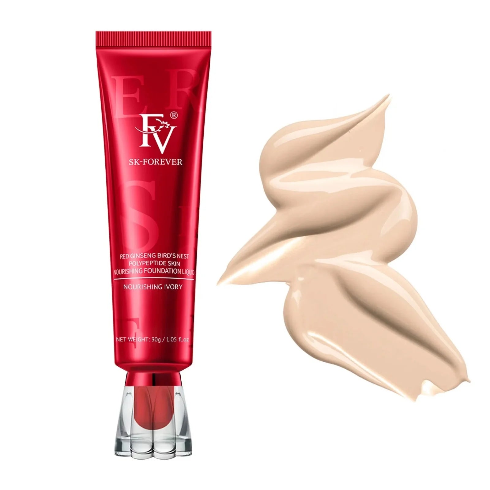 RED DIAMOND FV Oil Absorb Liquid Foundation – 30g matte, oil-controlling full coverage foundation